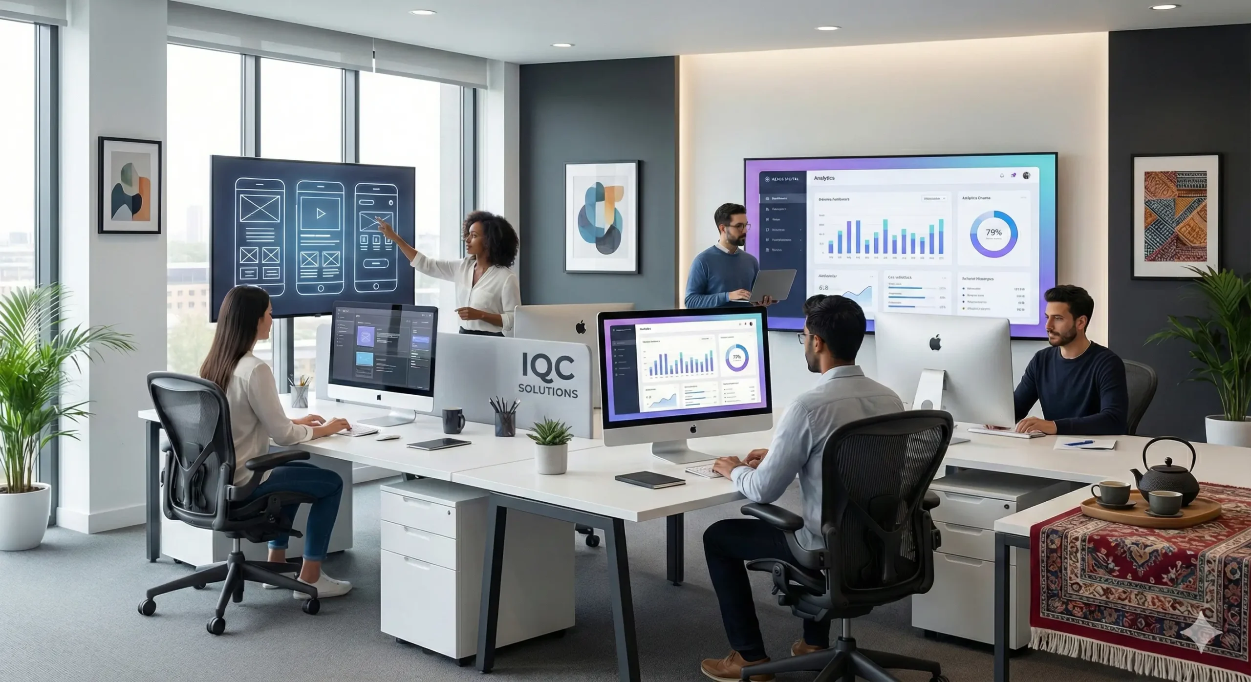 IQC Solutions in the UK & Pakistan collaborating on digital projects across two continents