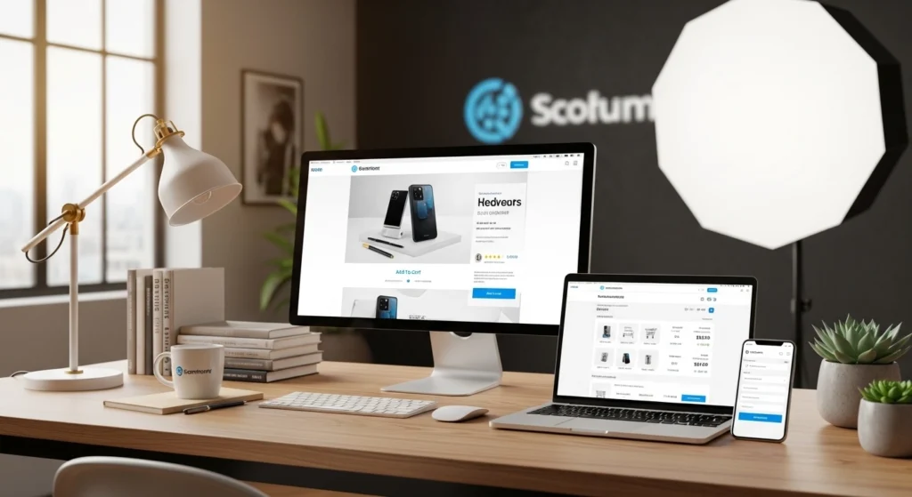 ecommerce website development creating high-converting online stores.